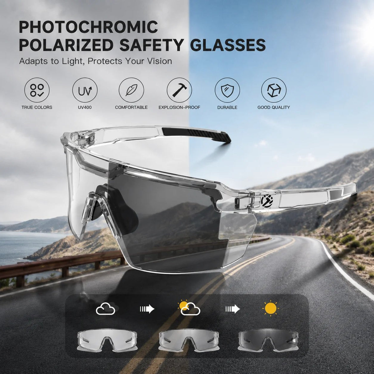 🎉☀️🕶️UV400 sunglasses– 🥇Impact Resistant Outdoor Sports & Work Eyewear✨
