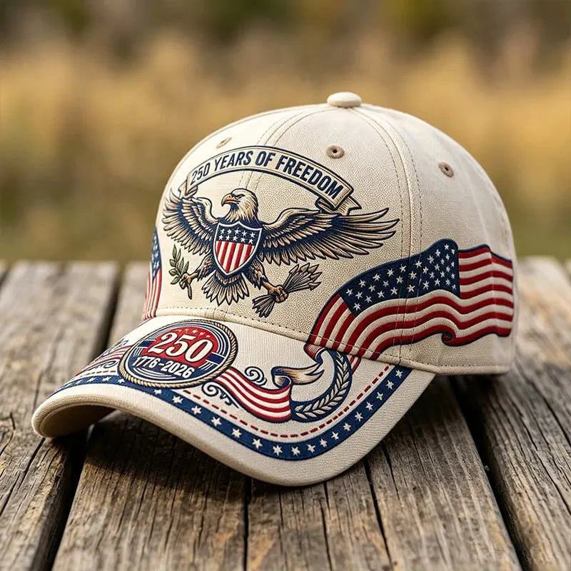 🔥LAST DAY 50% OFF - 🦅American 250th Anniversary Art Print Casual Hat