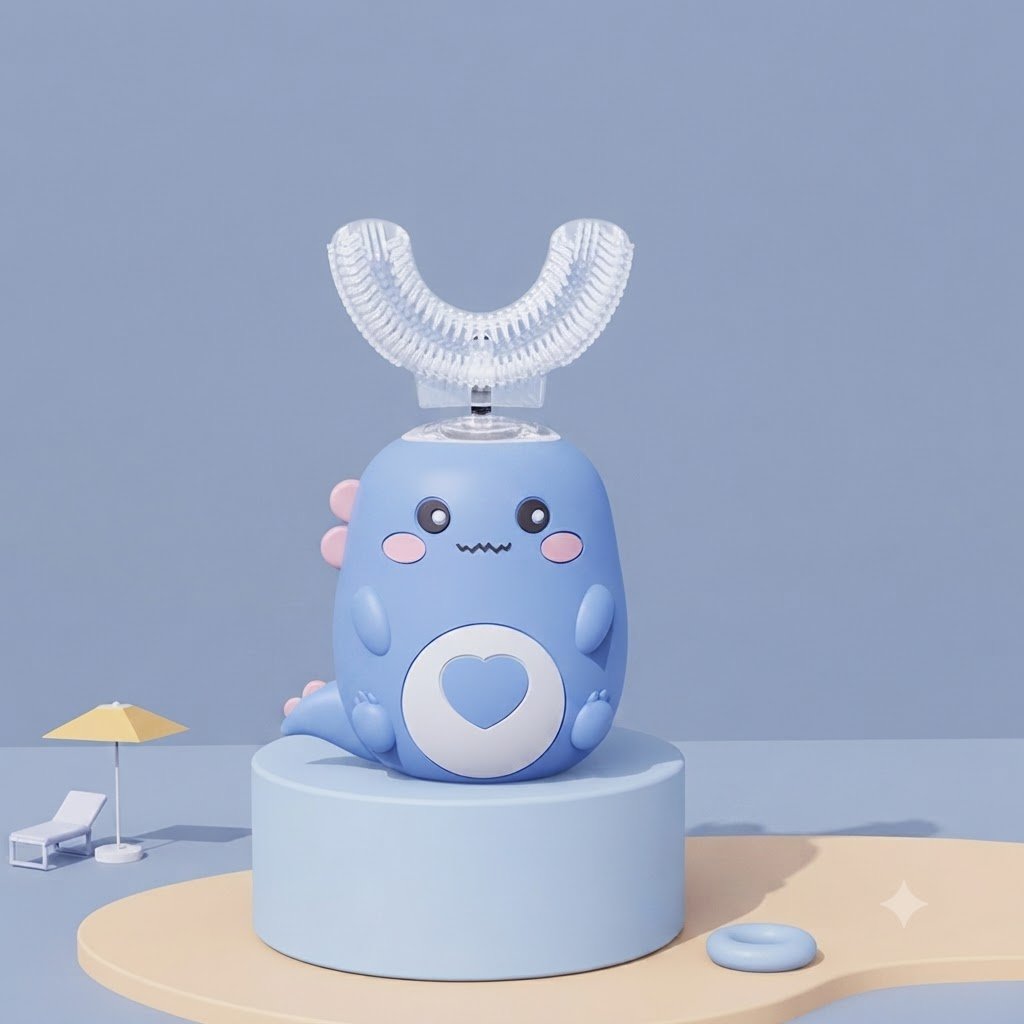🔥HOT SALE🔥Kids' U-Shaped Electric Sonic Toothbrush (Quiet Operation)