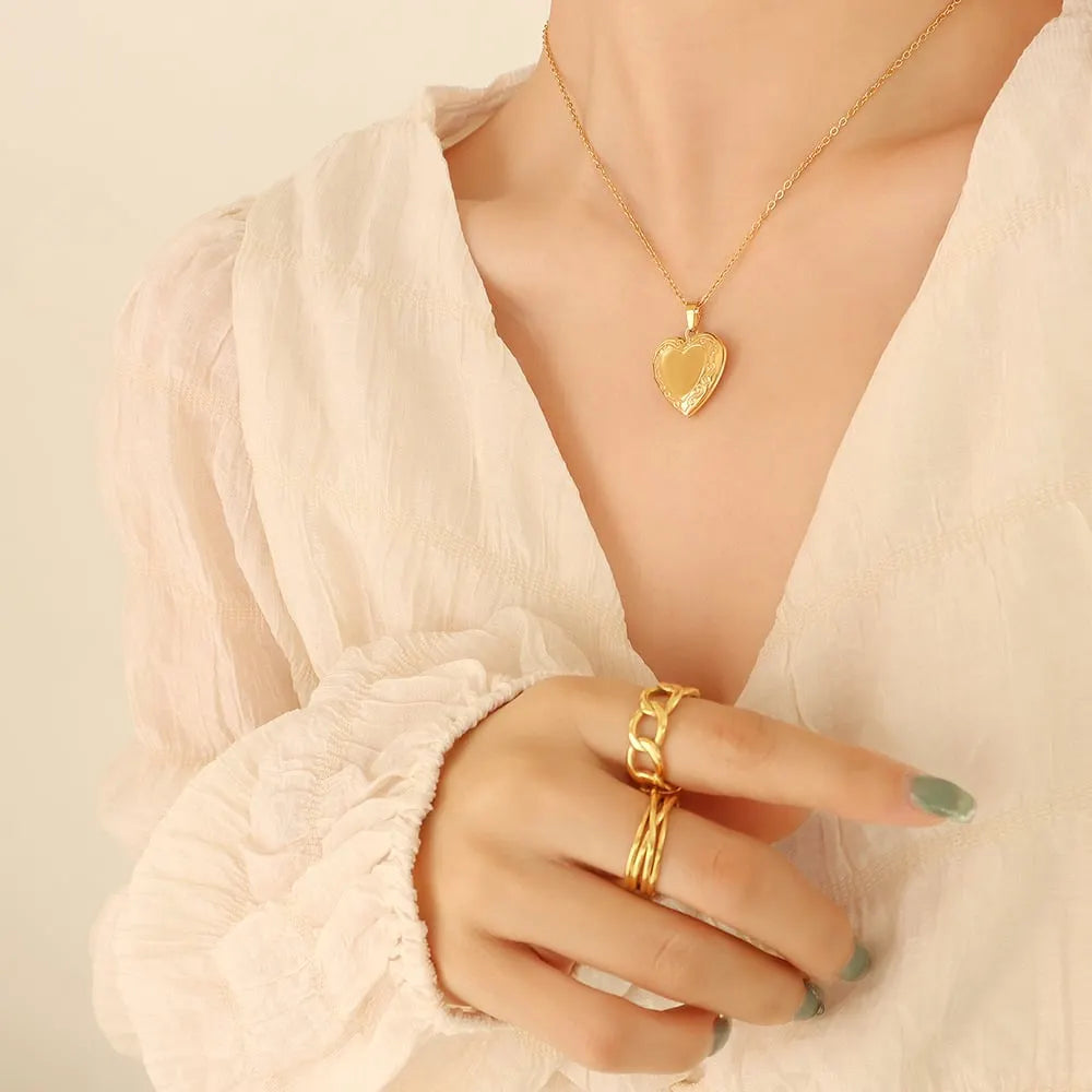Heart Locket Necklace