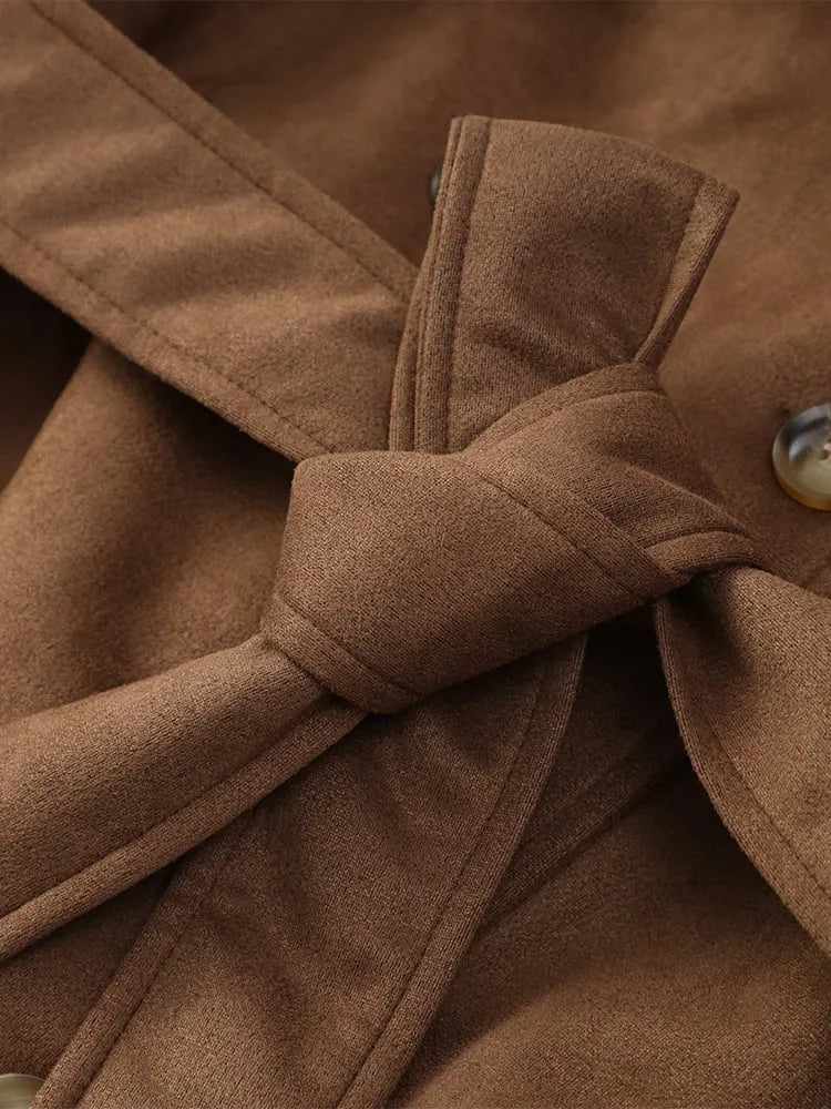 Midnight Trench Coat - Mocha
