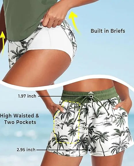 ⏰LAST DAY 57% OFF - 3 Piece Tankini with Shorts🔥Buy 2 Free Shipping