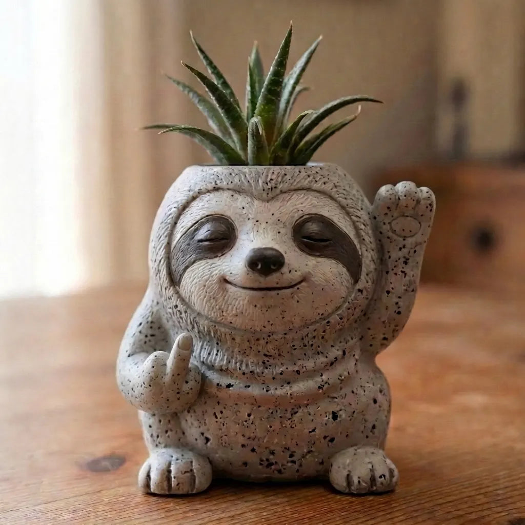 🔥Mother's Day Sale 49% Off😂Funny Animal Succulent Planter – Cute Attitude Plant Pot