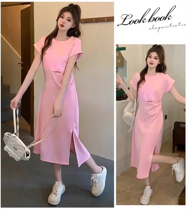 Summer Youthful Slit Dress (Buy 2 pieces for free shipping)
