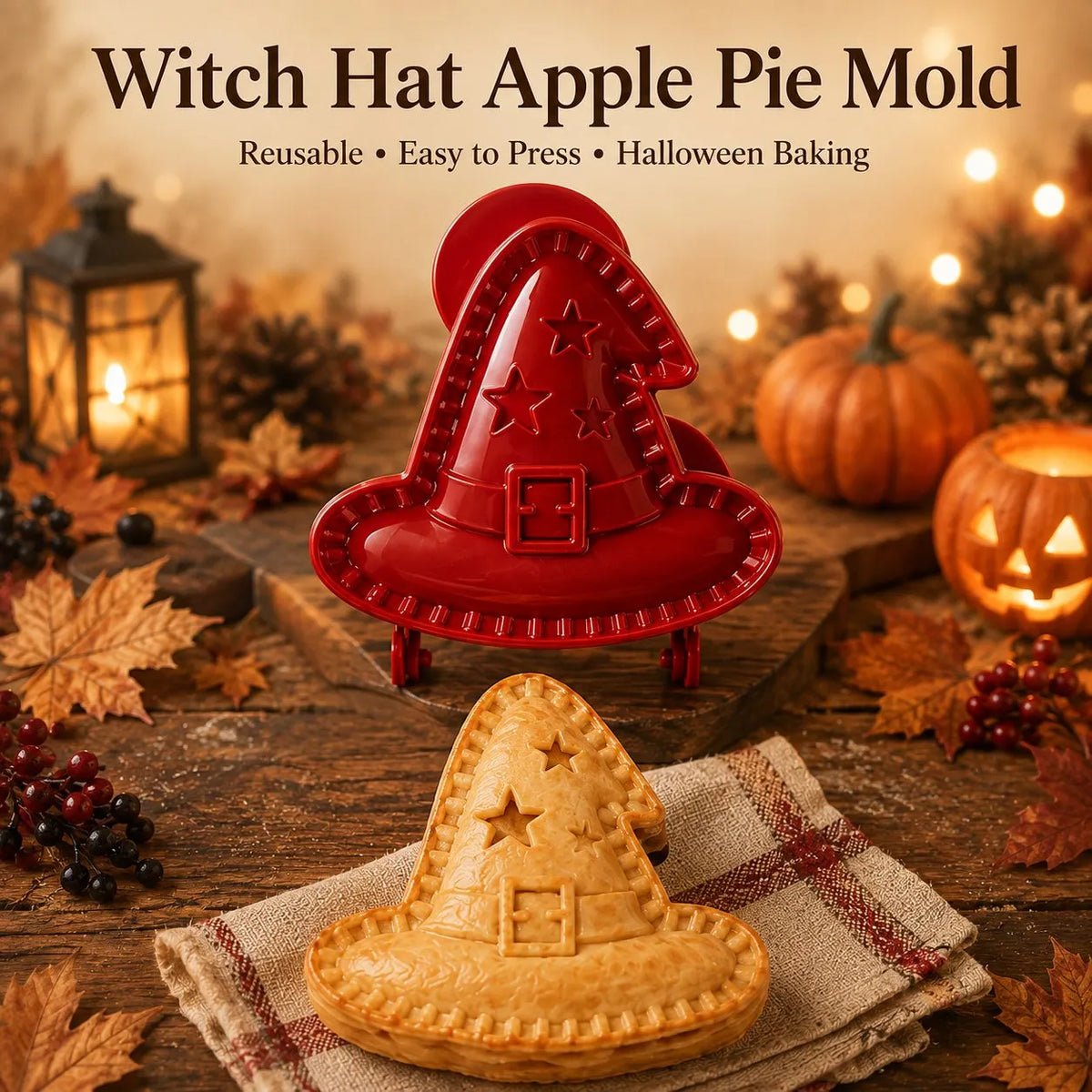 🔥Last Day 50% OFF - 🎃🥧 8-Piece Halloween Mini Hand Pie Mold Set