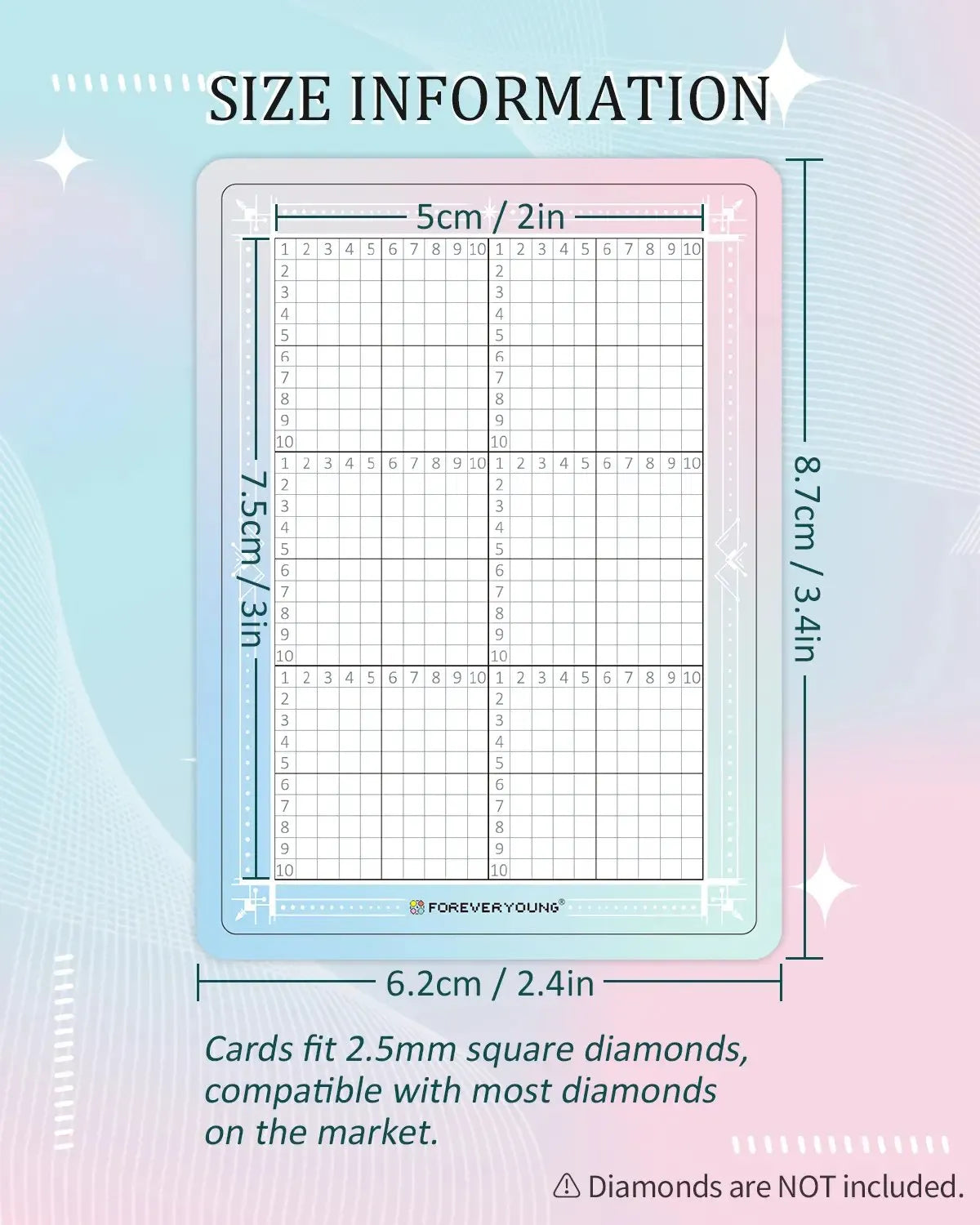 Turn Leftover Drills Into Art | Freestyle Mini Diamond Art Cards, 30PCS Cute Pixel DIY Craft Cards for Diamond Painting Lovers