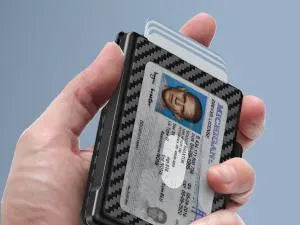 🔥 HOT SALE 🔥LAST DAY SALE 49% OFF-🔥Minimalist Pop-Up Wallet for Men – RFID Blocking Aluminum Card Holder with Cash Slot, ID Window & Leather Front Pocket