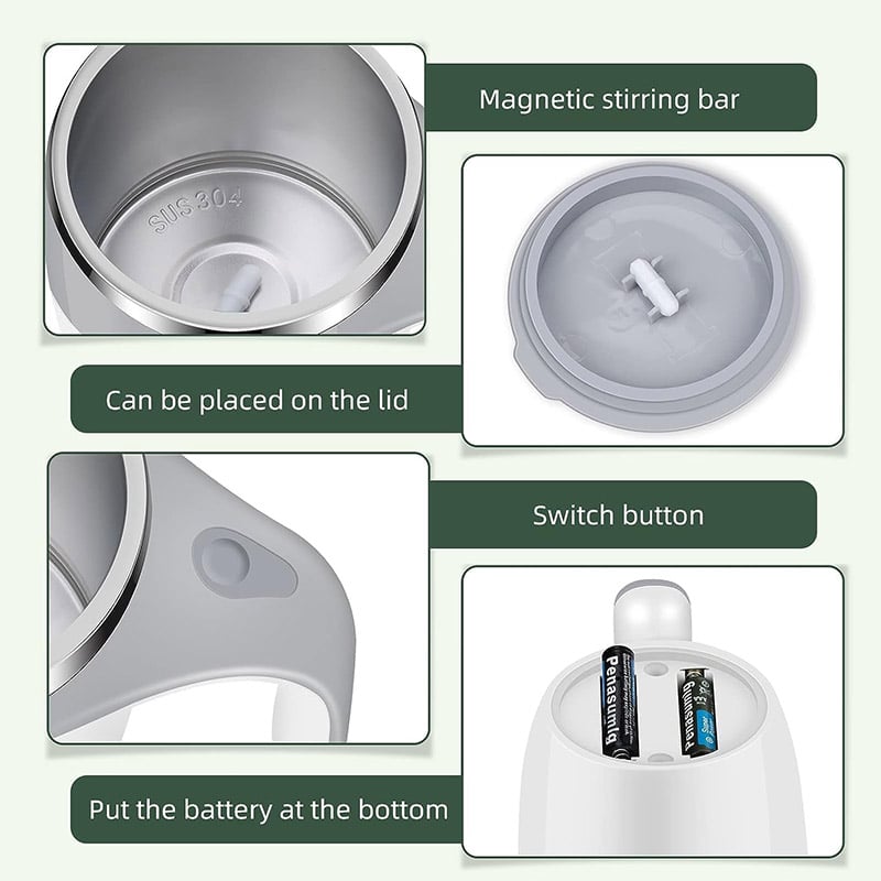 🔥Hot Sale - Magnetic Rotating Stirring Cup