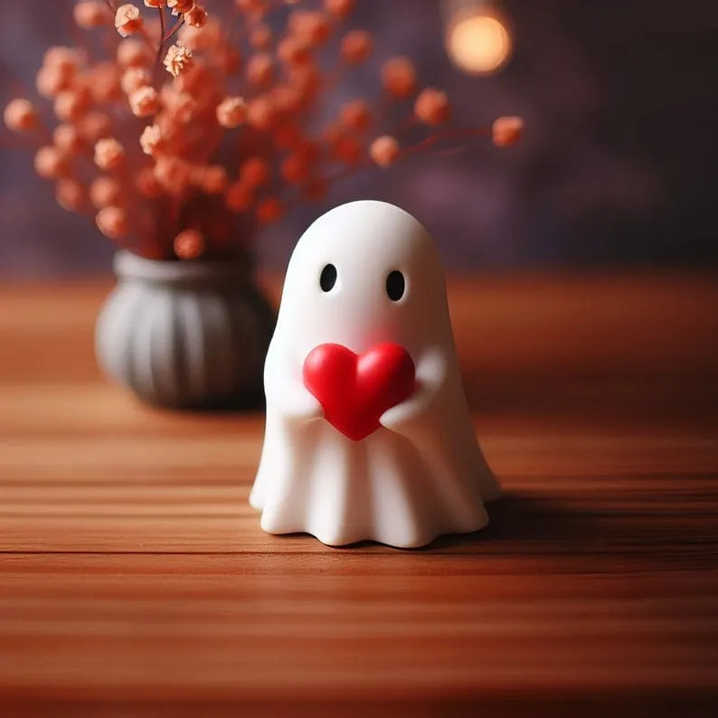 👻 Purely Handmade Cute Ghost Statue🎉