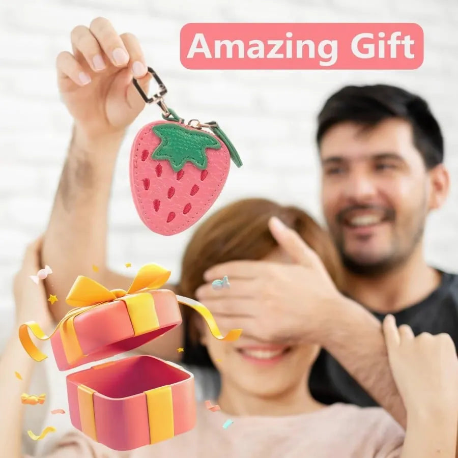 🔥Last Day 49% OFF - 🍊Cute Fruit Coin Purse Bag Charm Airtag Accessories