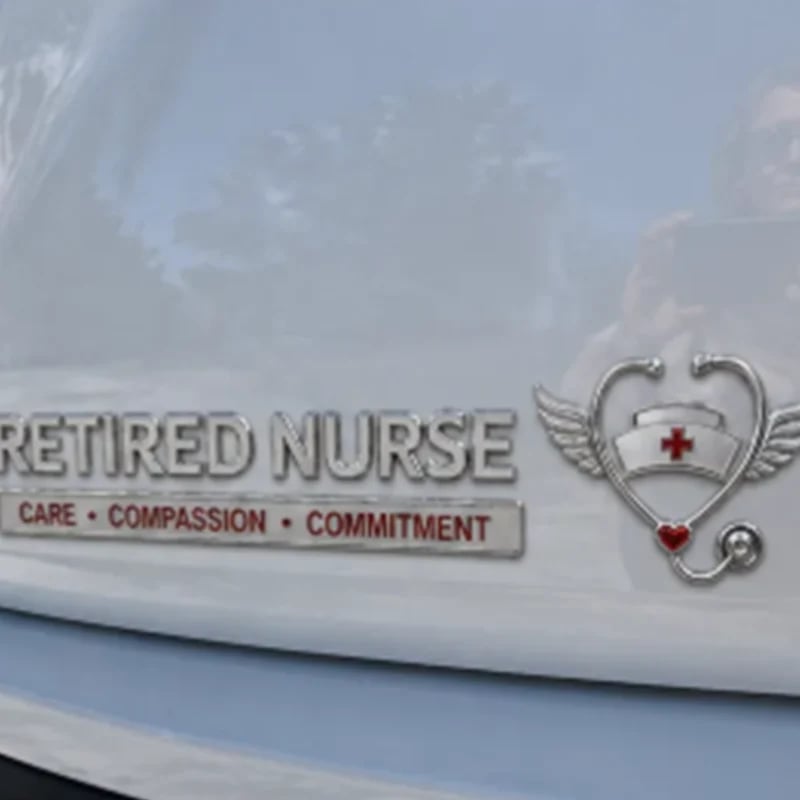 🎉Retired Nurse Metal Car Emblem❤️