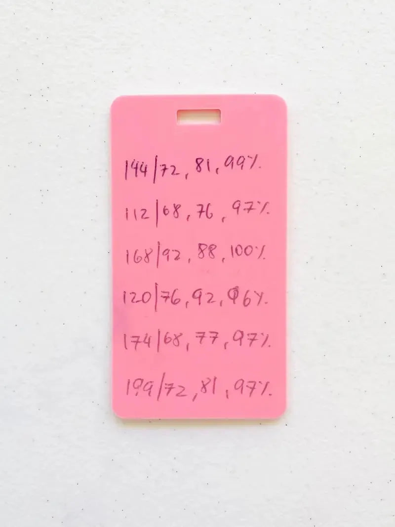 🩺Erasable  | Dual-Side Writable, Fade-Proof & No Blur (🖊Write. Wipe. Repeat.) 🎁Free Badge Clip Included📋