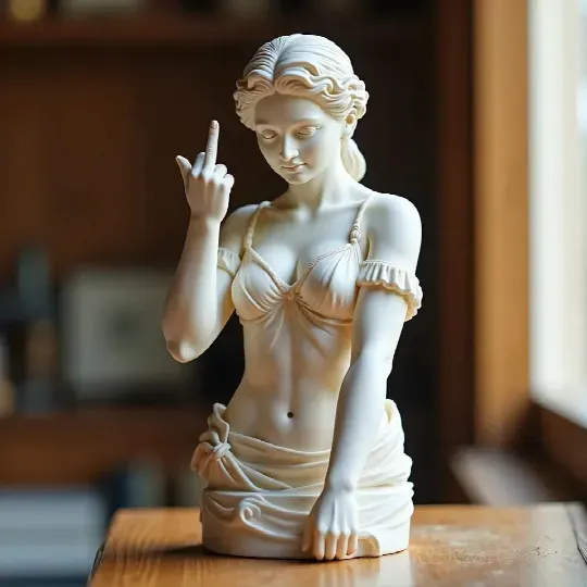 🎨✨Venus with Attitude – The Original ‘Talk to the Hand’ Icon!