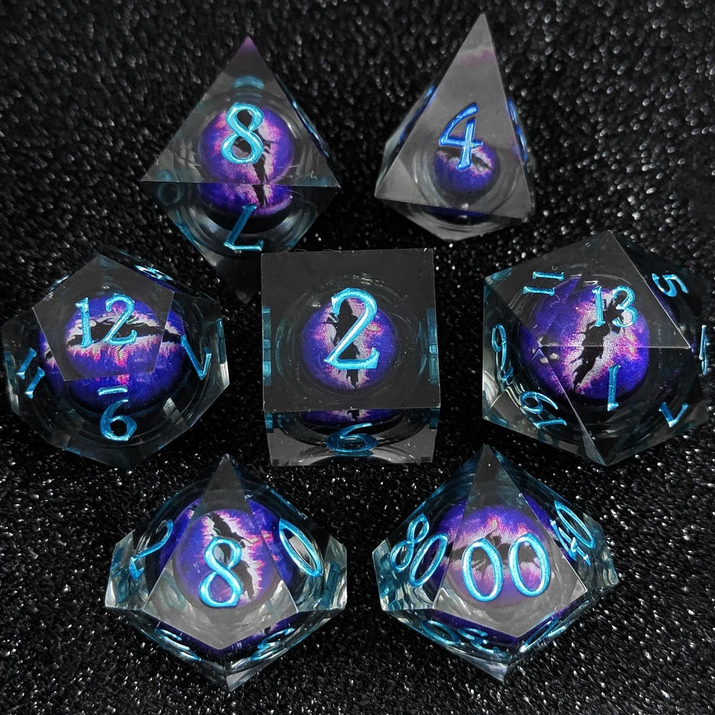 Cthulhu two-color dragon eye movable DND dice