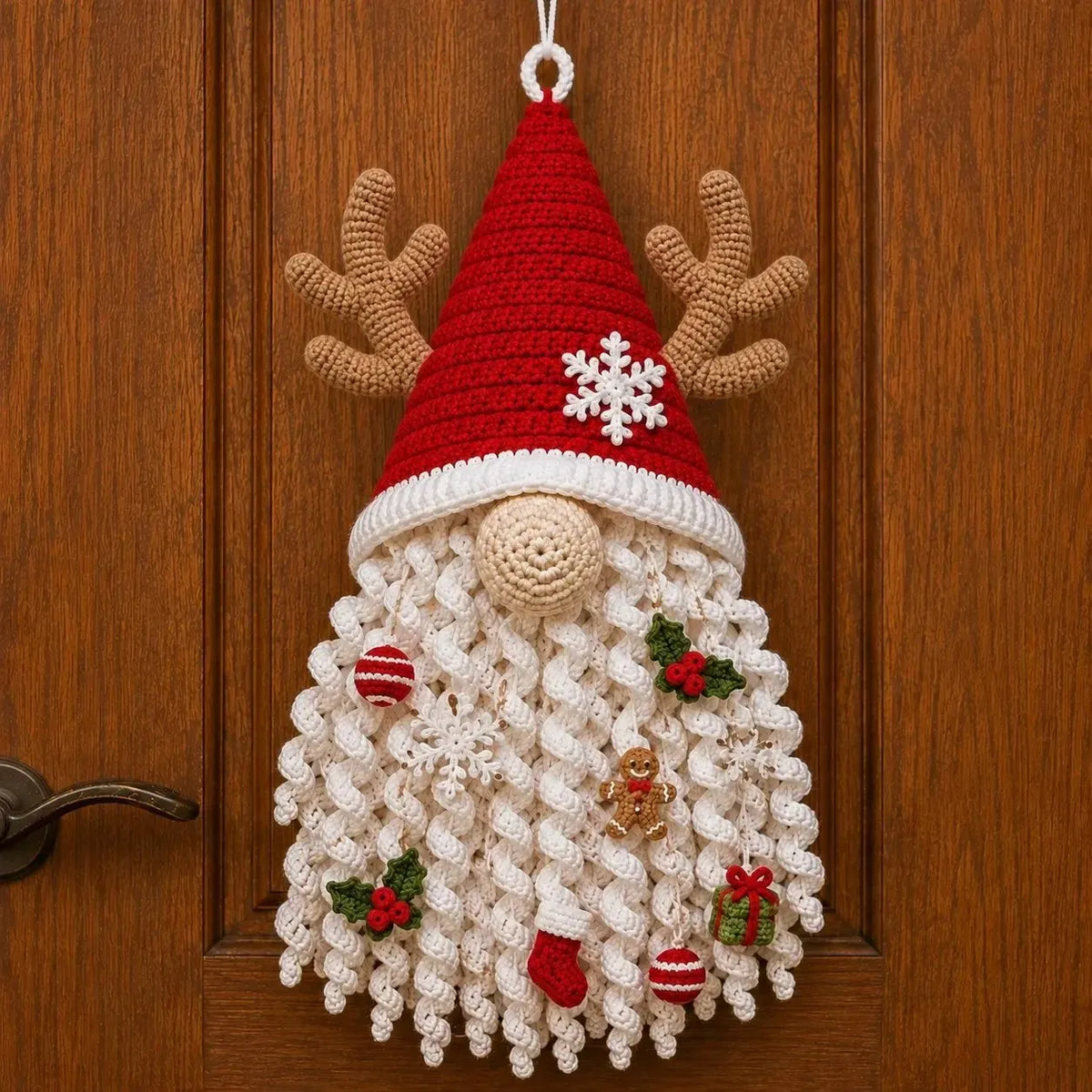 🎉🧶 DIY Dimensional Seasonal Crochet Door Hanger Kit Collection | Coordinated Yarn, Filling, Accessories & Step-by-Step Instructions Included 💕