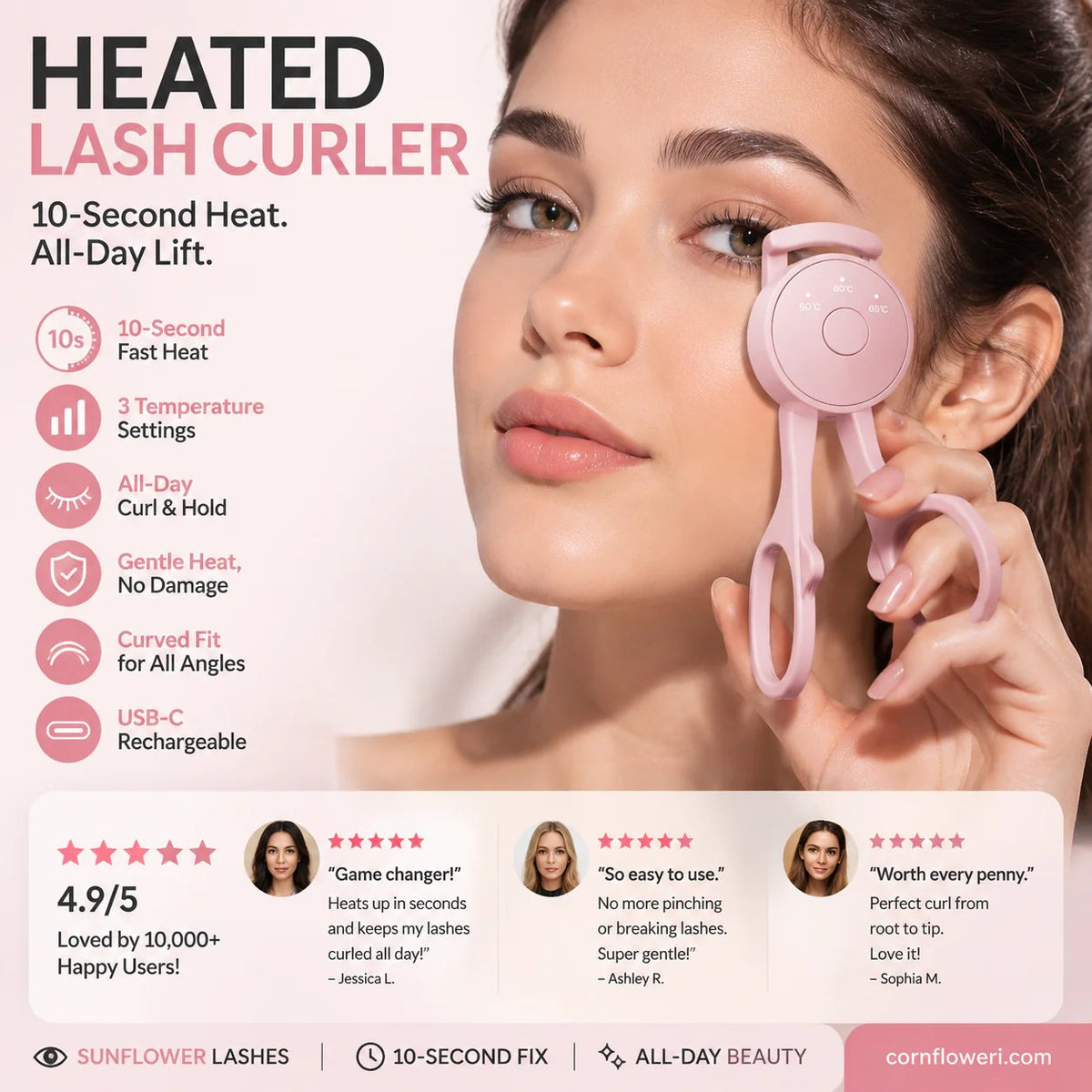 🎉Electric Heated Eyelash Curler