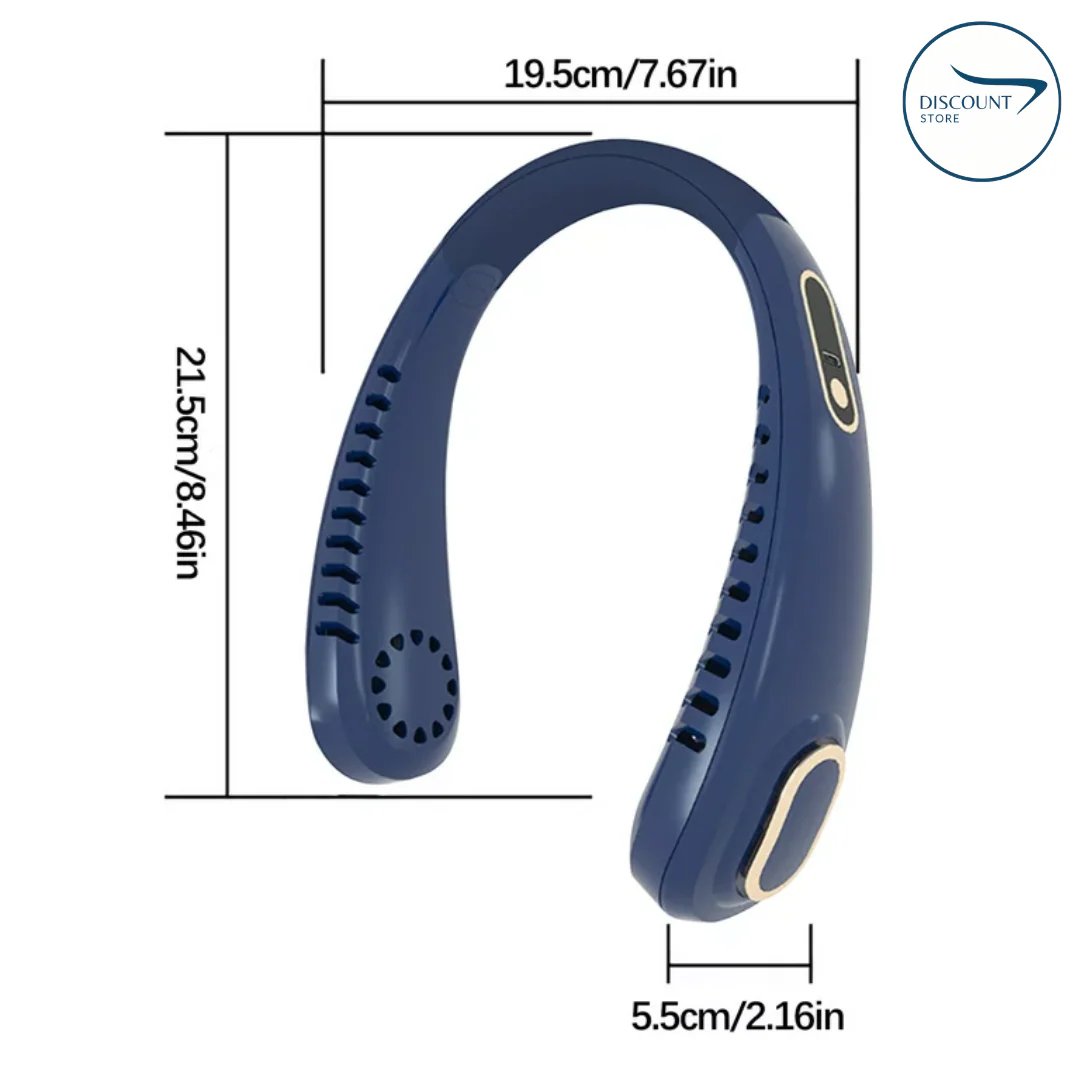 Portable Bladeless Hanging Neck Fan - (IMPORTED)