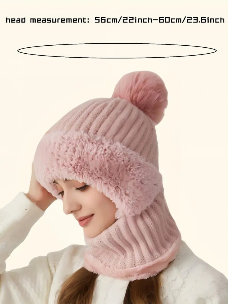 ❄️ Women's Pom Pom Knit Beanie Hat
