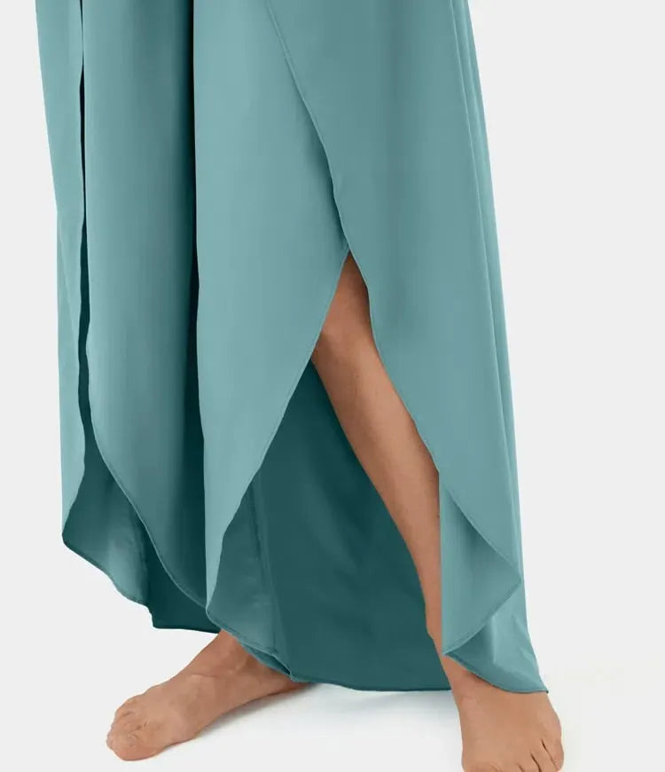 Palazzo Flowy Split Wide Leg Pant(buy 2 free shipping)