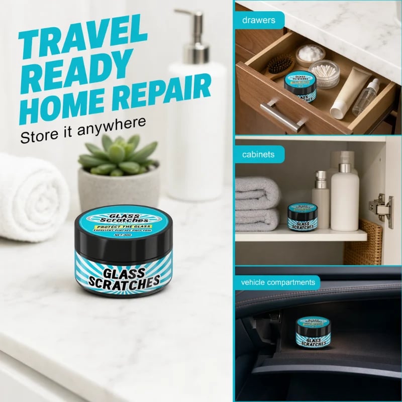 🔥HOT SALE🔥Hot Sale 50% OFF🔥 Multi-Purpose Glass Scratch Repair Paste – 30g, for Windows, Mirrors & Car Glass 🪟