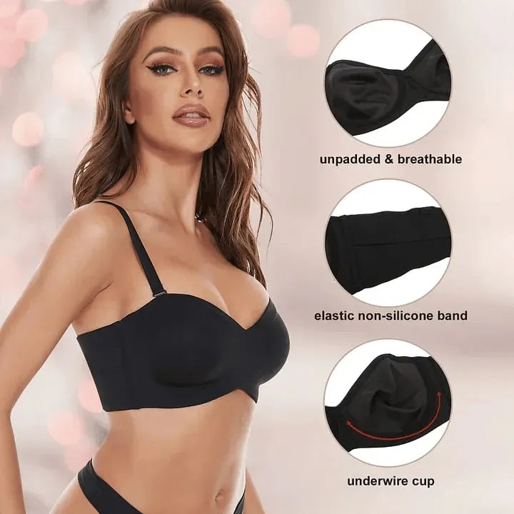 ⏰LAST DAY BUY 1 GET 1 FREE  ⏰Non-Slip Multi-Way Strapless Bra