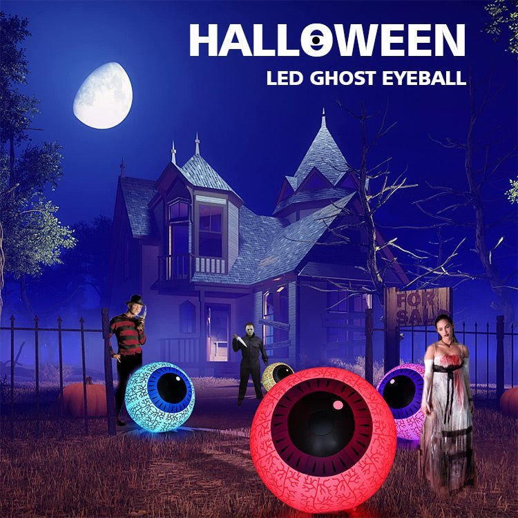 🎈Halloween Inflatable Color Changing LED Ghost Eyeball