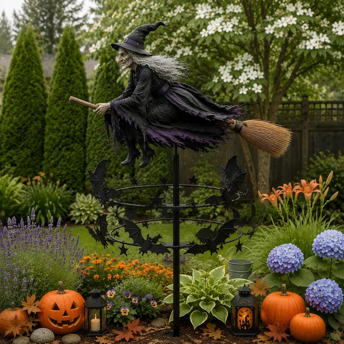 🔥Last Day 60% OFF 🧙‍♀️ The Enchanted Witch Garden Wind Spinner