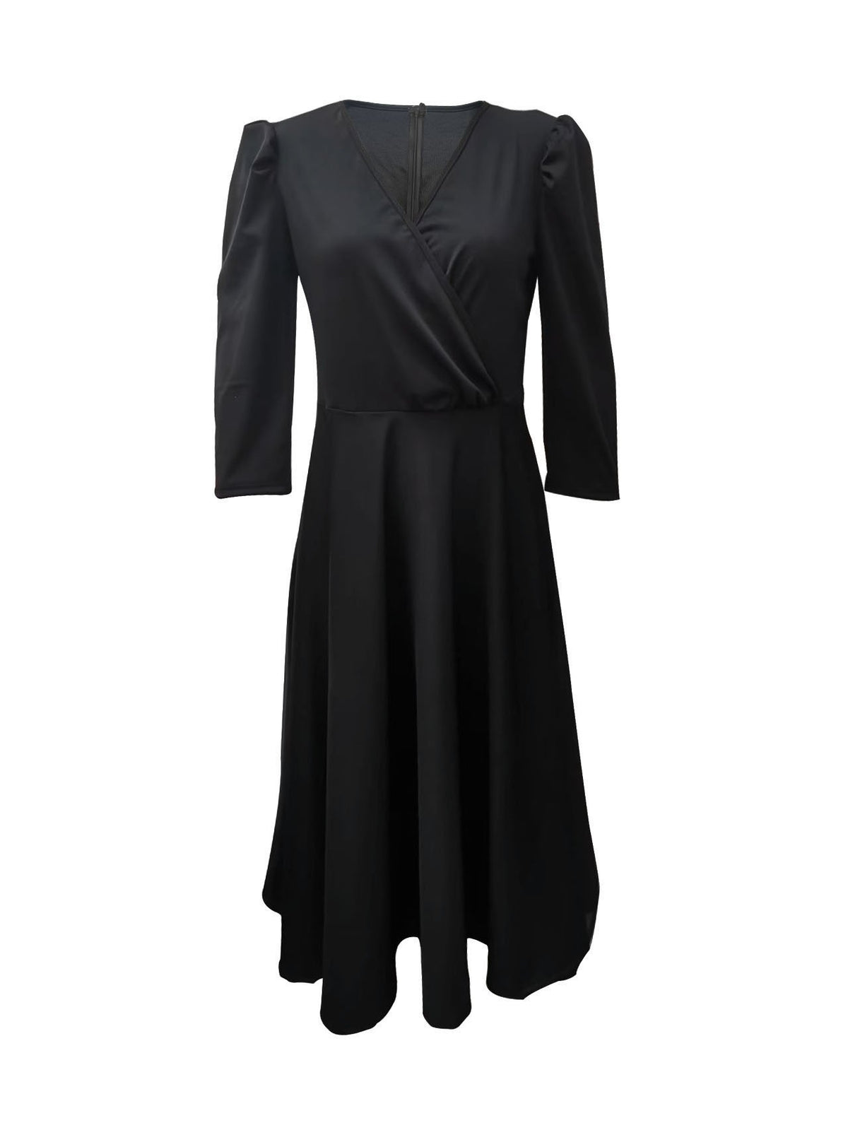 🌸Spring Specials💐 Women's V-Neck Pleated Waist-slimming Midi Dress
