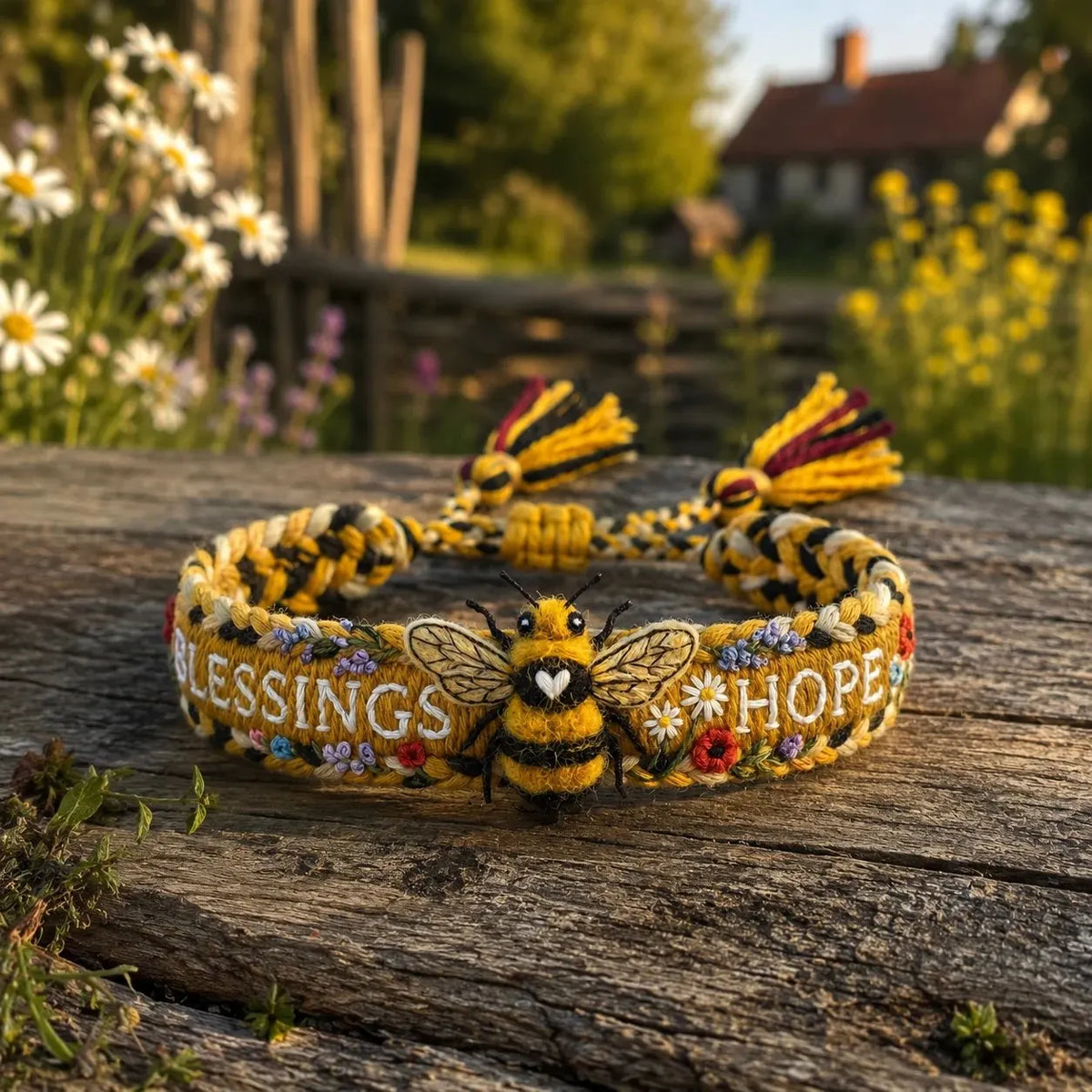🌼Blessings & Hope 🐝2026 Limited Edition Handmade Honey Bee Woven Bracelet