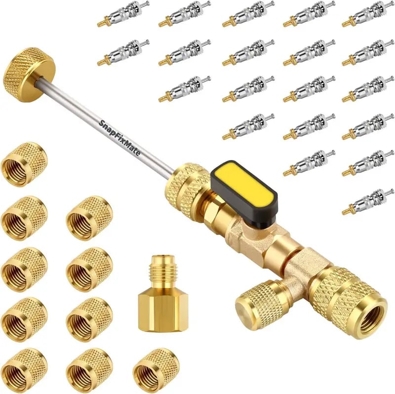 🎉 ✨Professional AC Valve Core Remover & Installer Kit