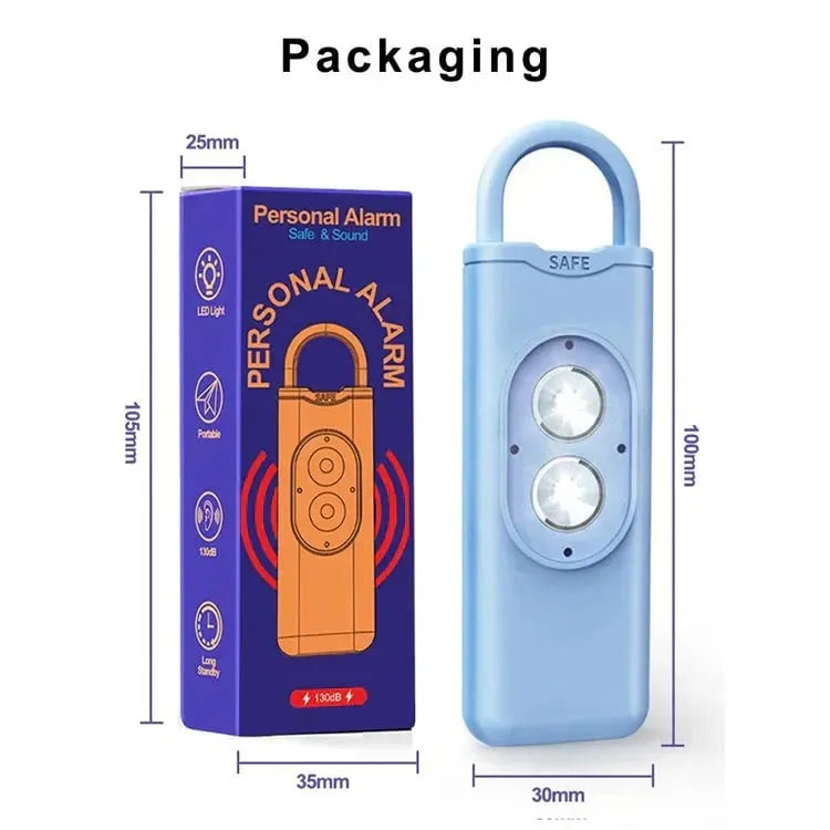 🎉High Decibel Anti-Wolf Flashing Light Alarm Keychain