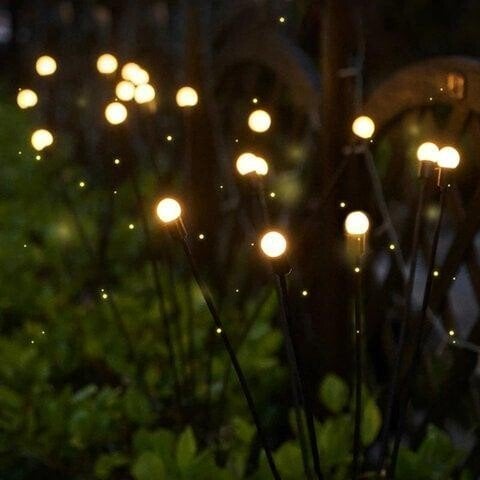 Solar Garden Lights-Starburst Swaying Light -1 Pack ( 6 Light Blubs)