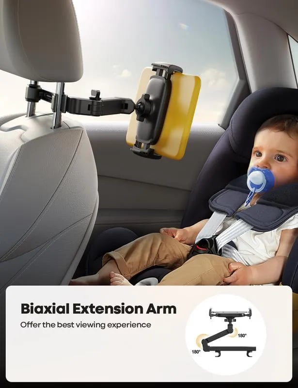 🎉🔥2026 HOT SALE🔥3-in-1 Car Headrest Tablet Holde
