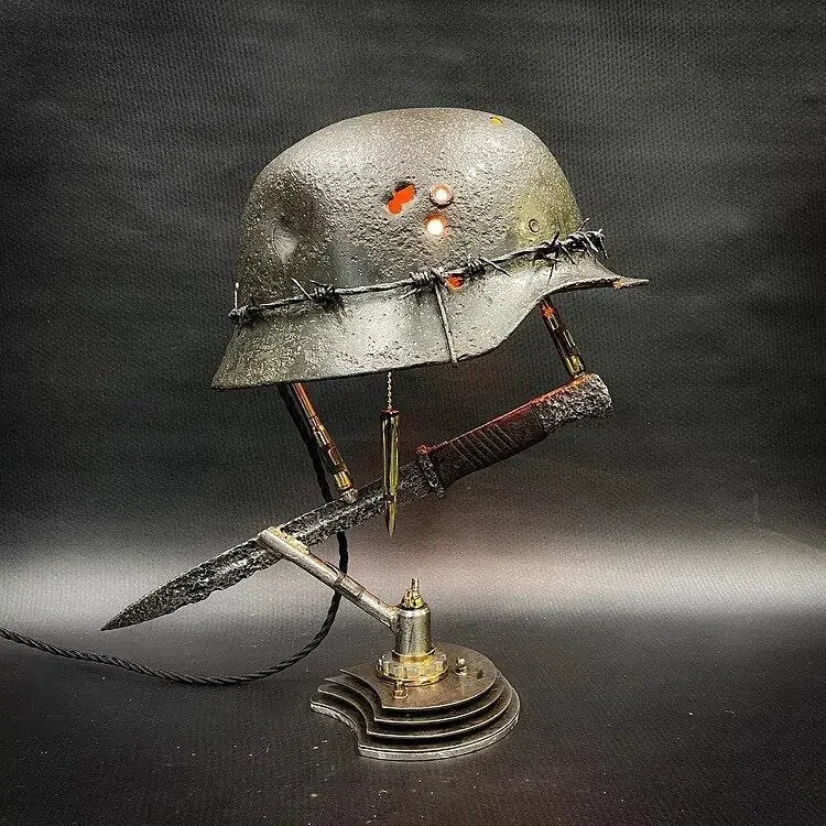 War relic lamp Remembering that history