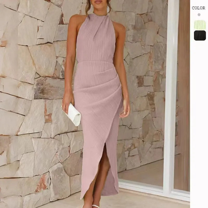 Celia - Long Pleated Dress