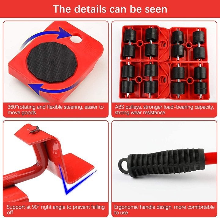 🔥Heavy Furniture Roller Move Tool