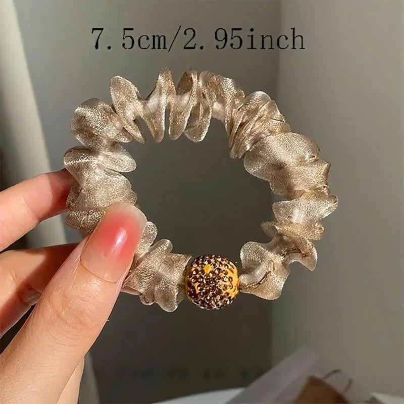 Elegant Rhinestone Mesh Hair Ties ⚡ BUY 2 GET 1 FREE