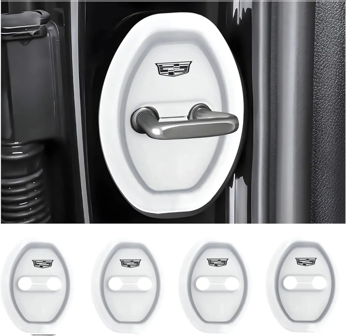Eptchn Universal Silicone Car Door Covers Protector (4 PACK)