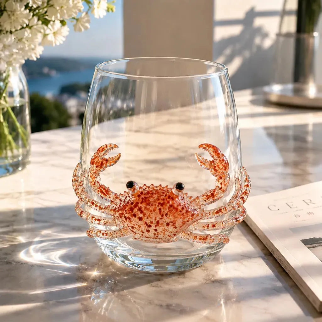 🔥HOT SALE🔥Last Day 49% OFF-🌊Artisanal Blue Ringed Octopus Glassware(300ml)