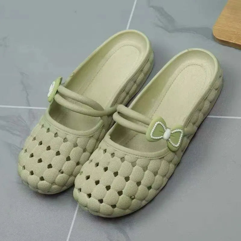 🔥 HOT SALE 🔥Women's Closed-Toe Breathable Mules