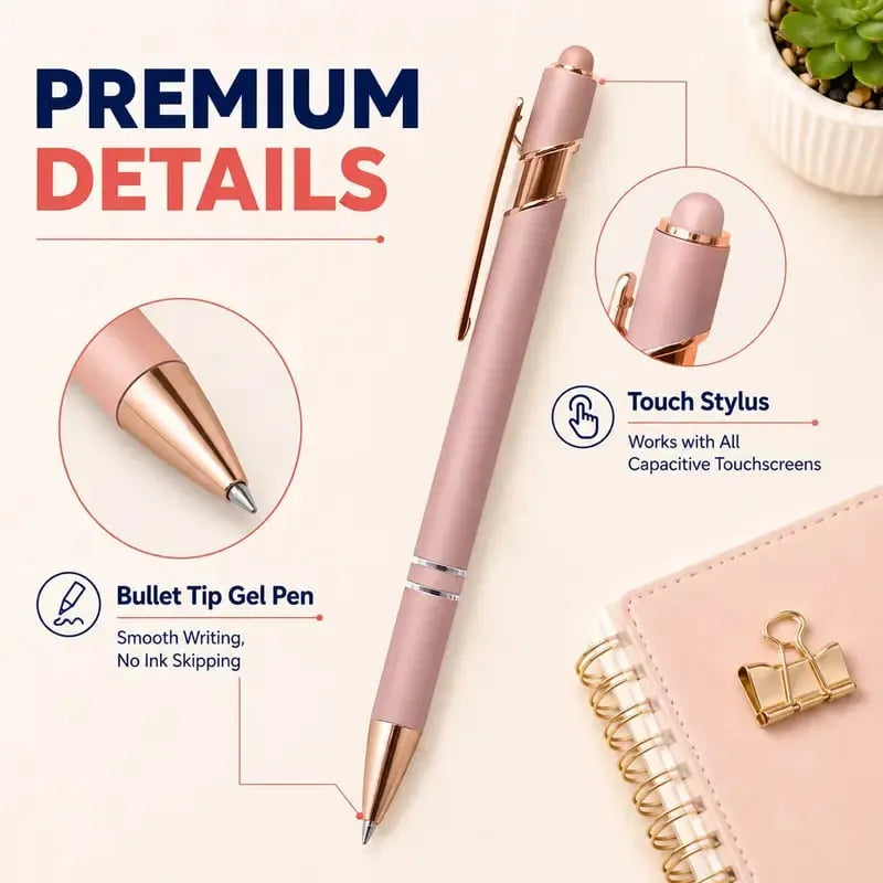 💝 Funny Mood Pen Set (7 PCS) – Sarcastic Quote Gel Pens for Office & Coworkers