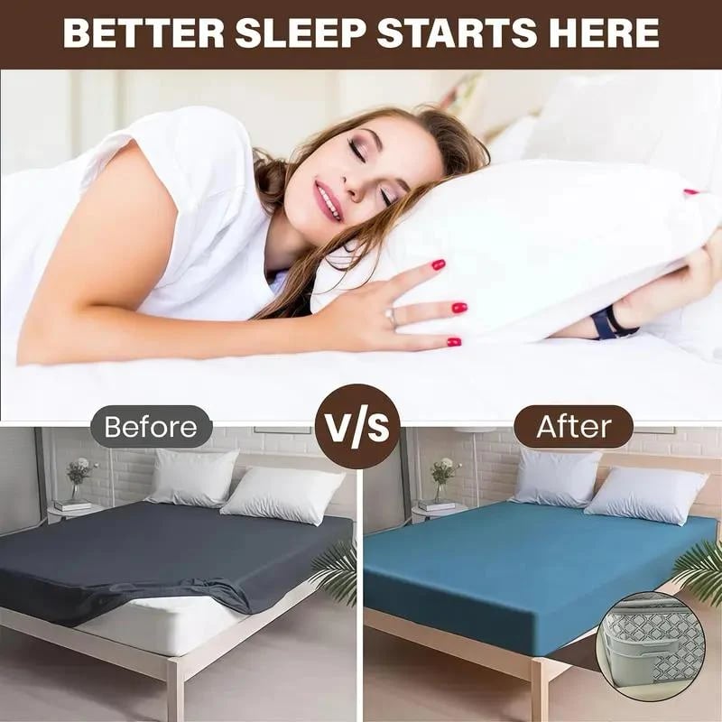 🎉4-Pack Heavy Duty Bed Sheet Clips, Locking Mattress Corner Holders🛏️