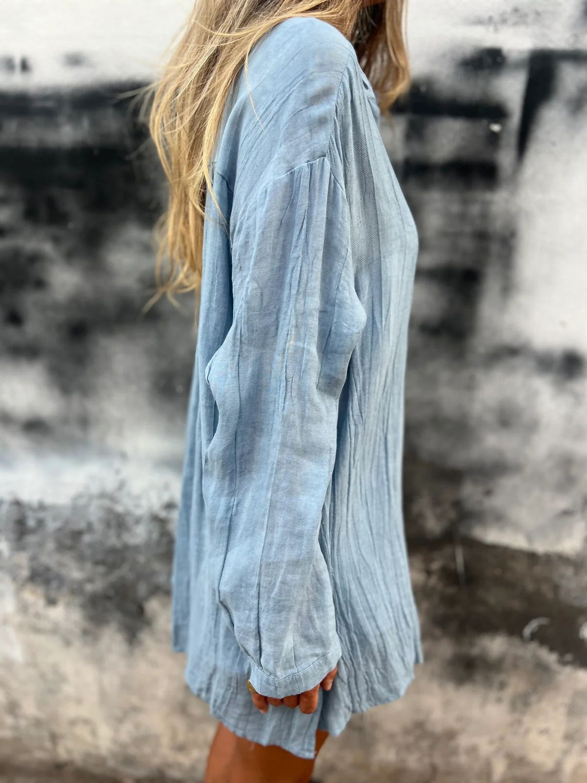 💖Limited Sale 49% OFF💖Women's Oversized Linen Button-Up Shirt