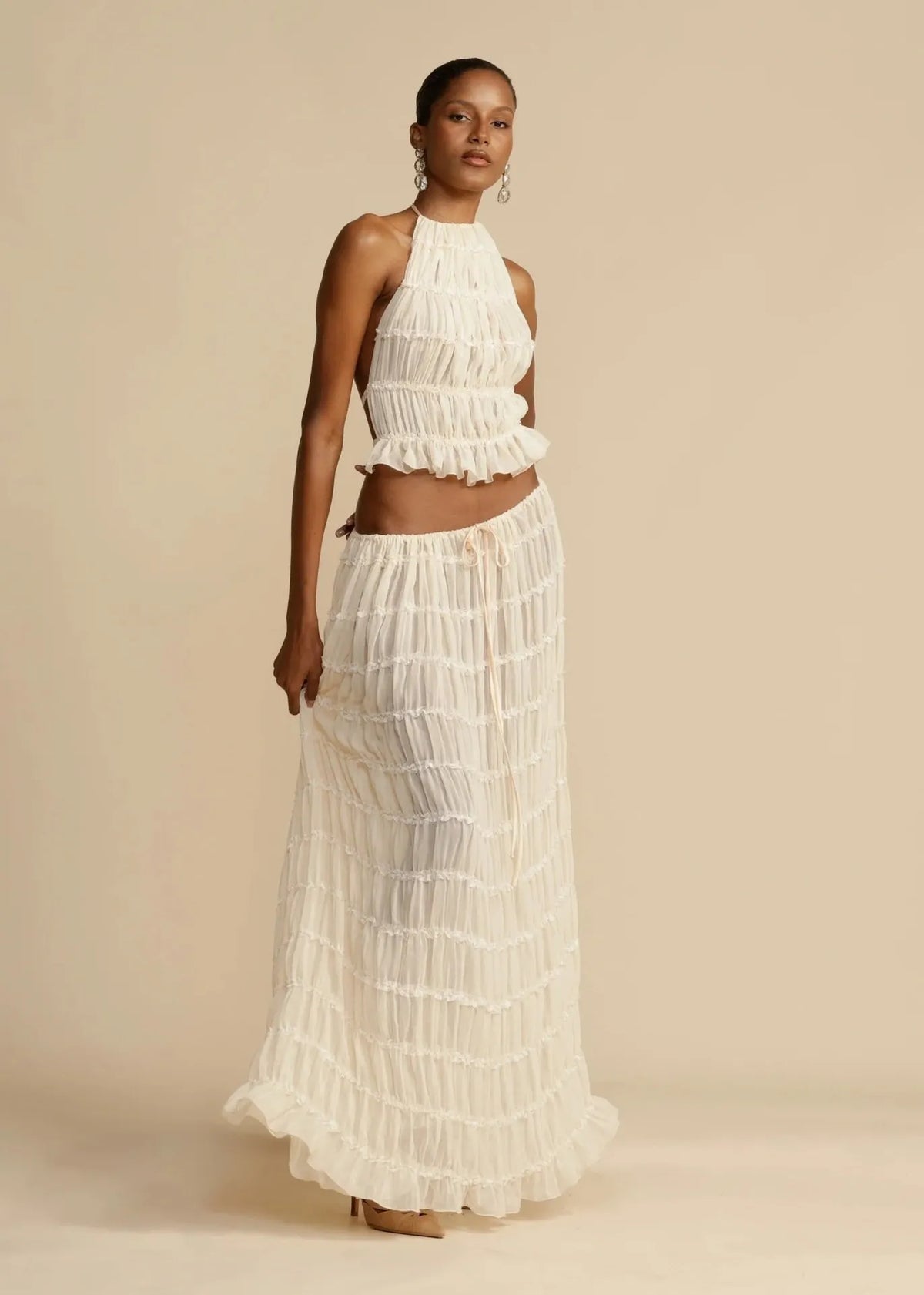 Celeste Crinkle Chiffon Set