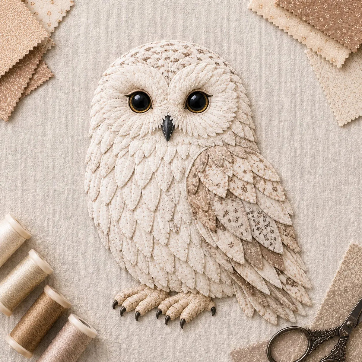 🔥 HOT SALE 🔥🧵 Beginner Friendly ✨ 3D Patchwork Bird DIY Craft Kit – Create a Layered Fabric Bird Worth Displaying