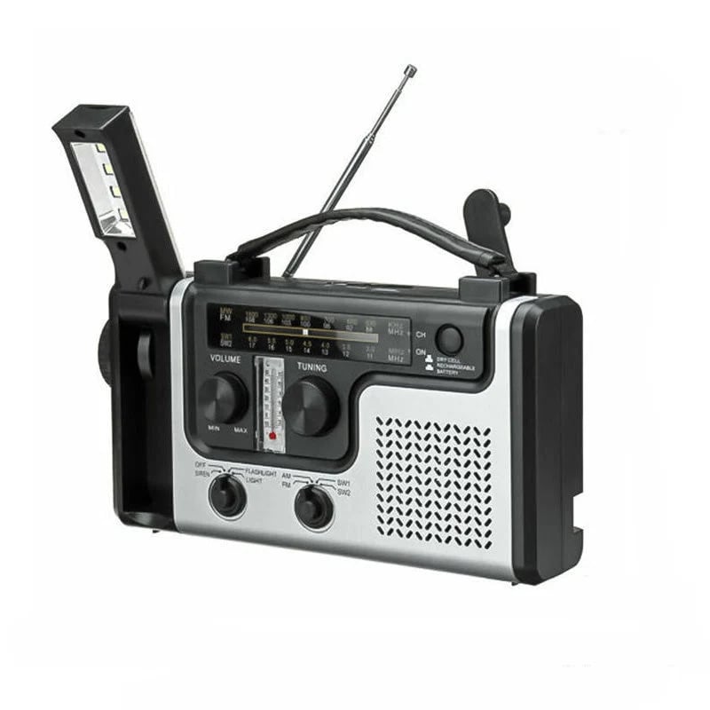 🎉Portable Hand-Cranked Emergency Radio Flashlight