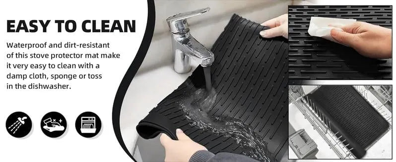 🎁New Year Hot Sale: HALF PRICE -Heat-Resistant Silicone Stove Cover Mat & Utensils