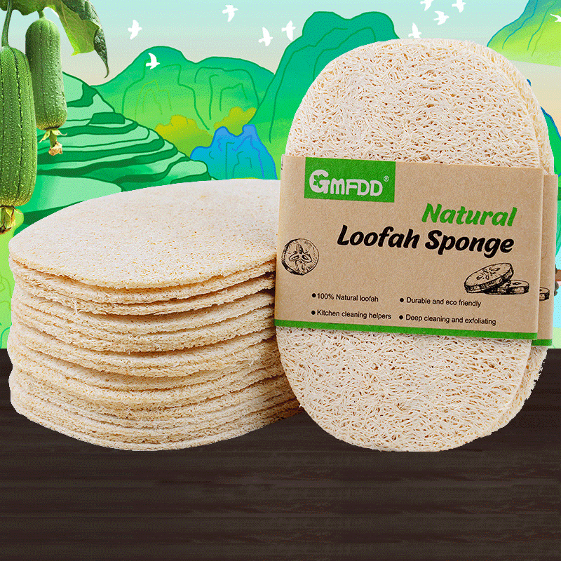 (New Year Hot Sale) Natural Loofah Sponge