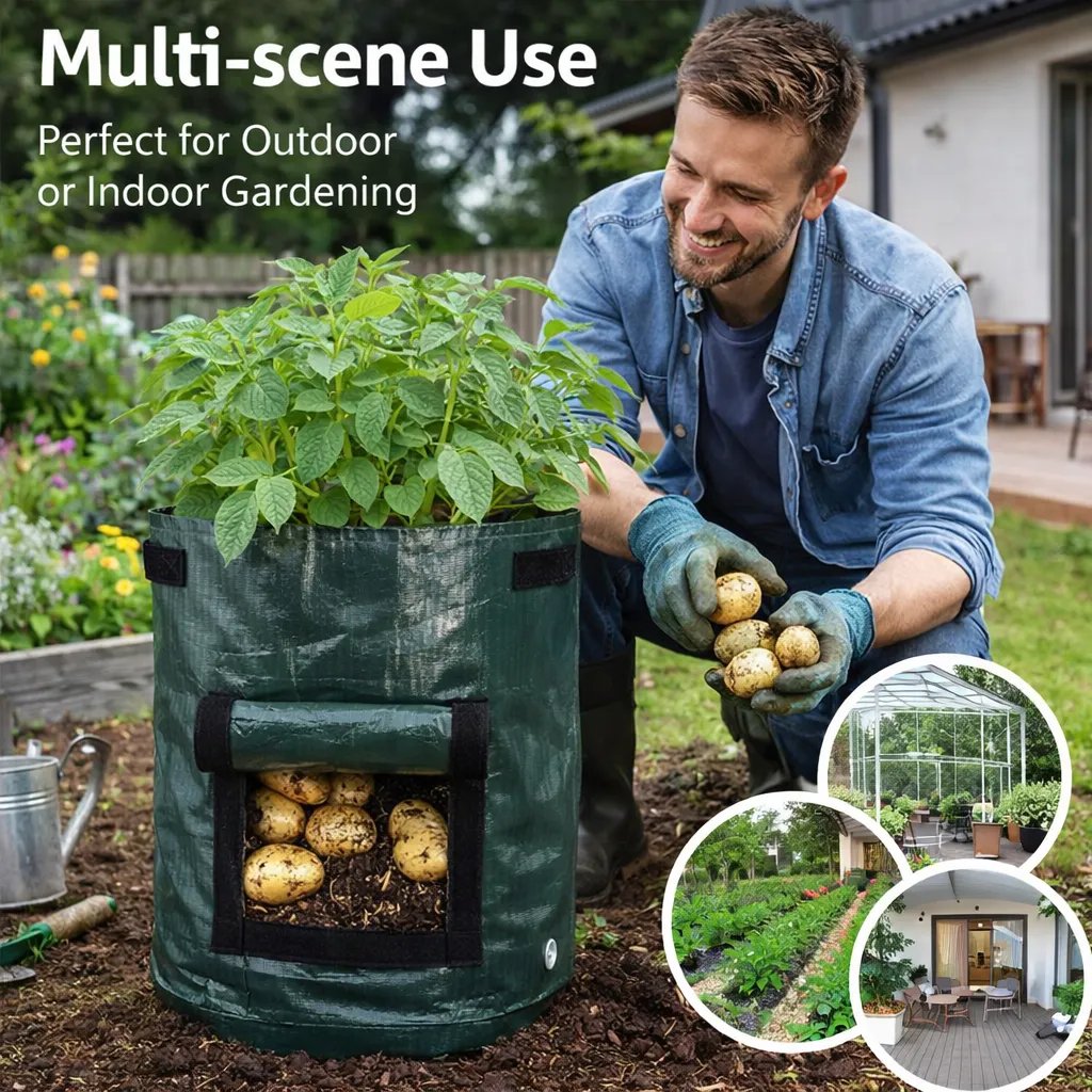 🔥 HOT SALE 🔥Planting Bag with Harvest Window