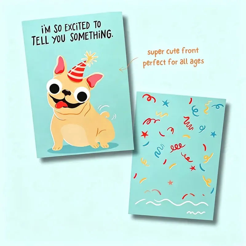 🎉 Farting Dog Birthday Card
